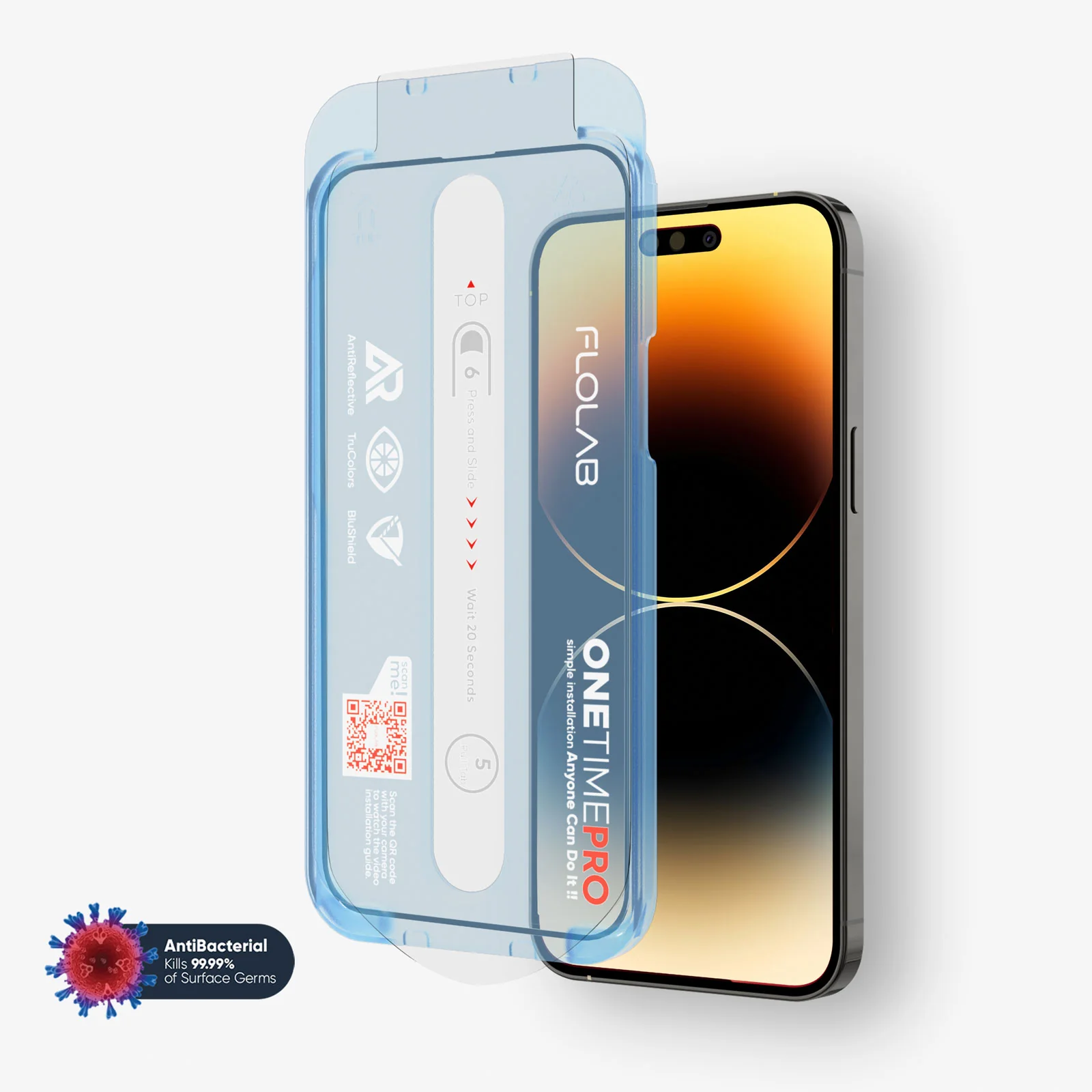 NanoArmour ONETIME PRO Blue Light + Anti Reflective Infinity Edge – iPhone 15 / 14 / 13 Series - Image 9