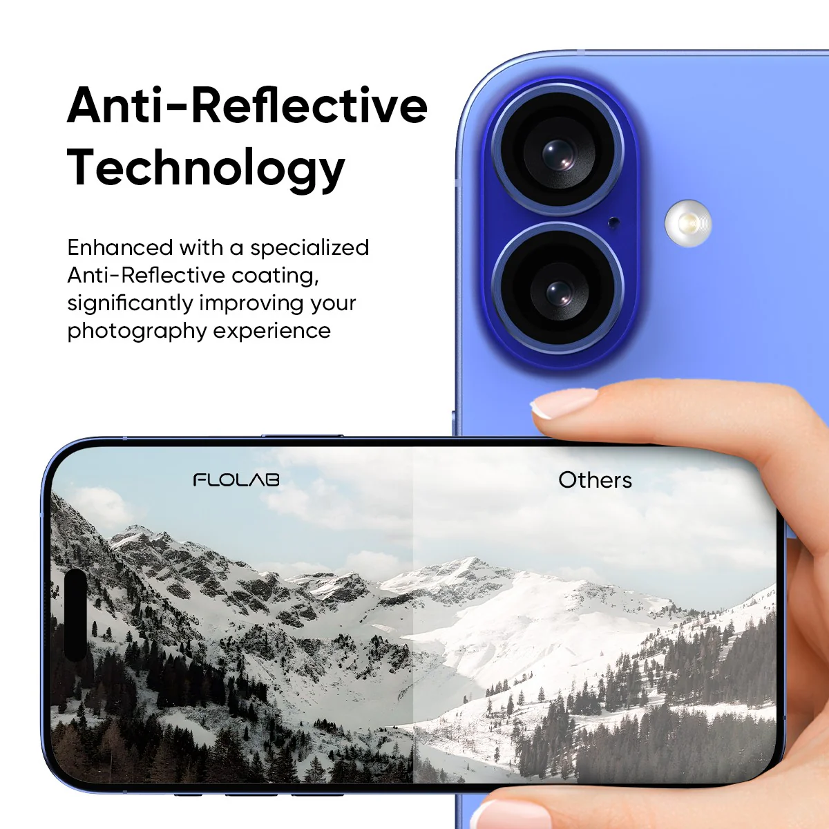 NanoArmour Camera Protector Anti Reflective – iPhone 16 / iPhone 16 Plus (5 Colors) - Image 2
