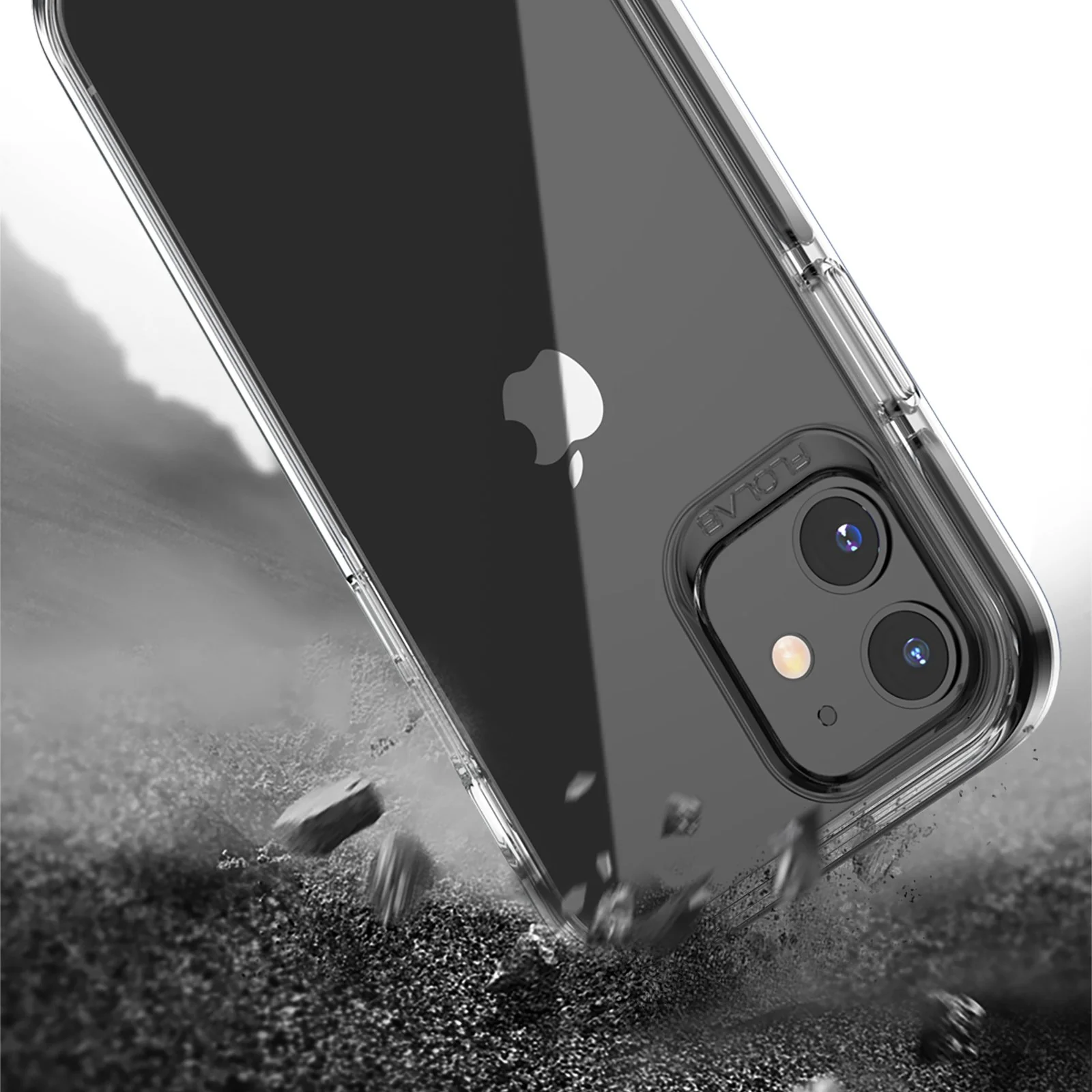 Black Case for iPhone 12 mini TAFFYCA Series - Image 2