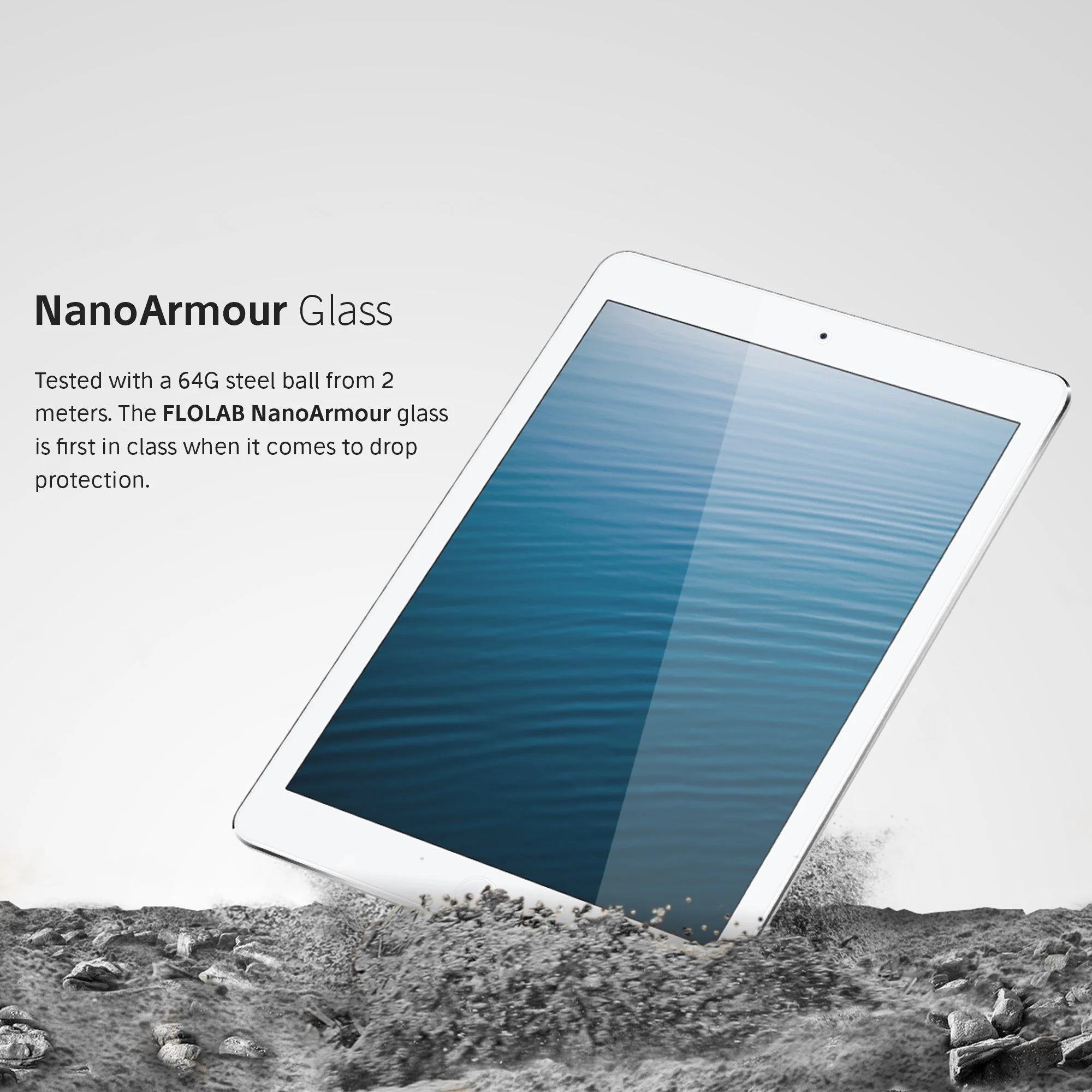 NanoArmour for 9.7-inch iPad 6/5 / iPad Pro 2016  Screen Protector - Image 4