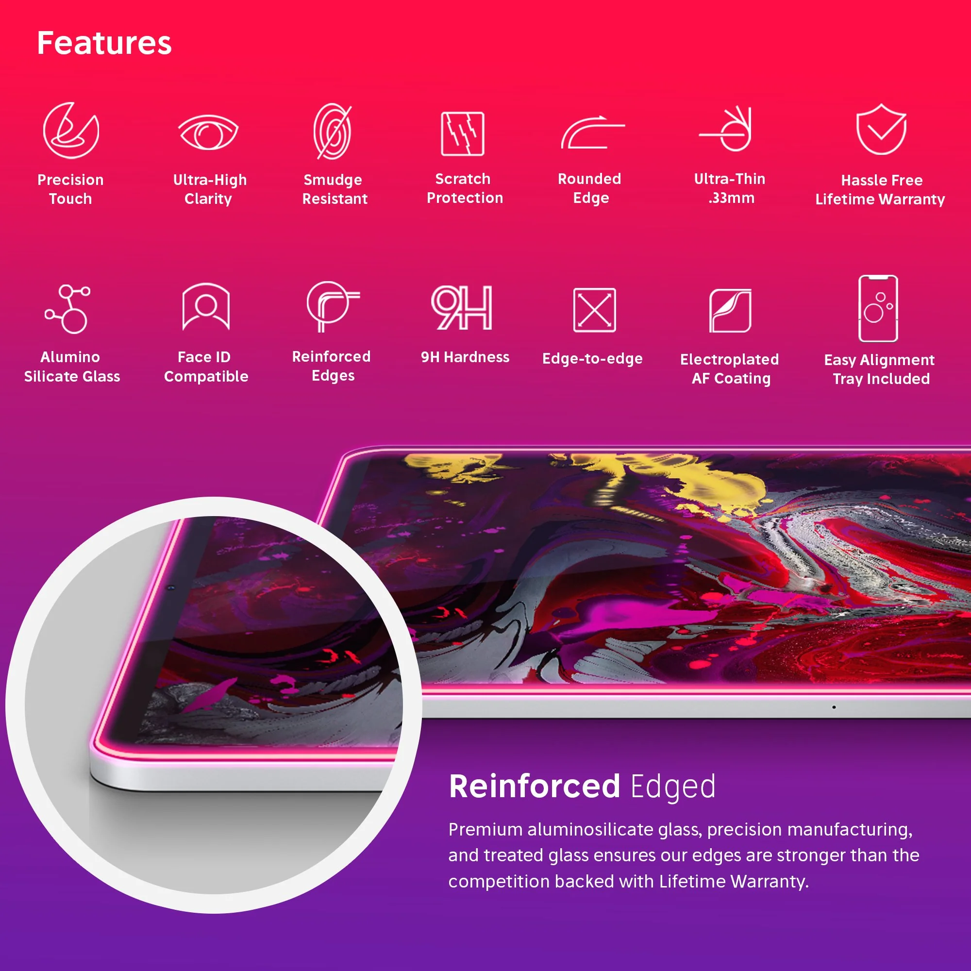 NanoArmour for iPad Pro Anti-Blue light Screen Protector (11-inch) 2018-2020 - Image 3