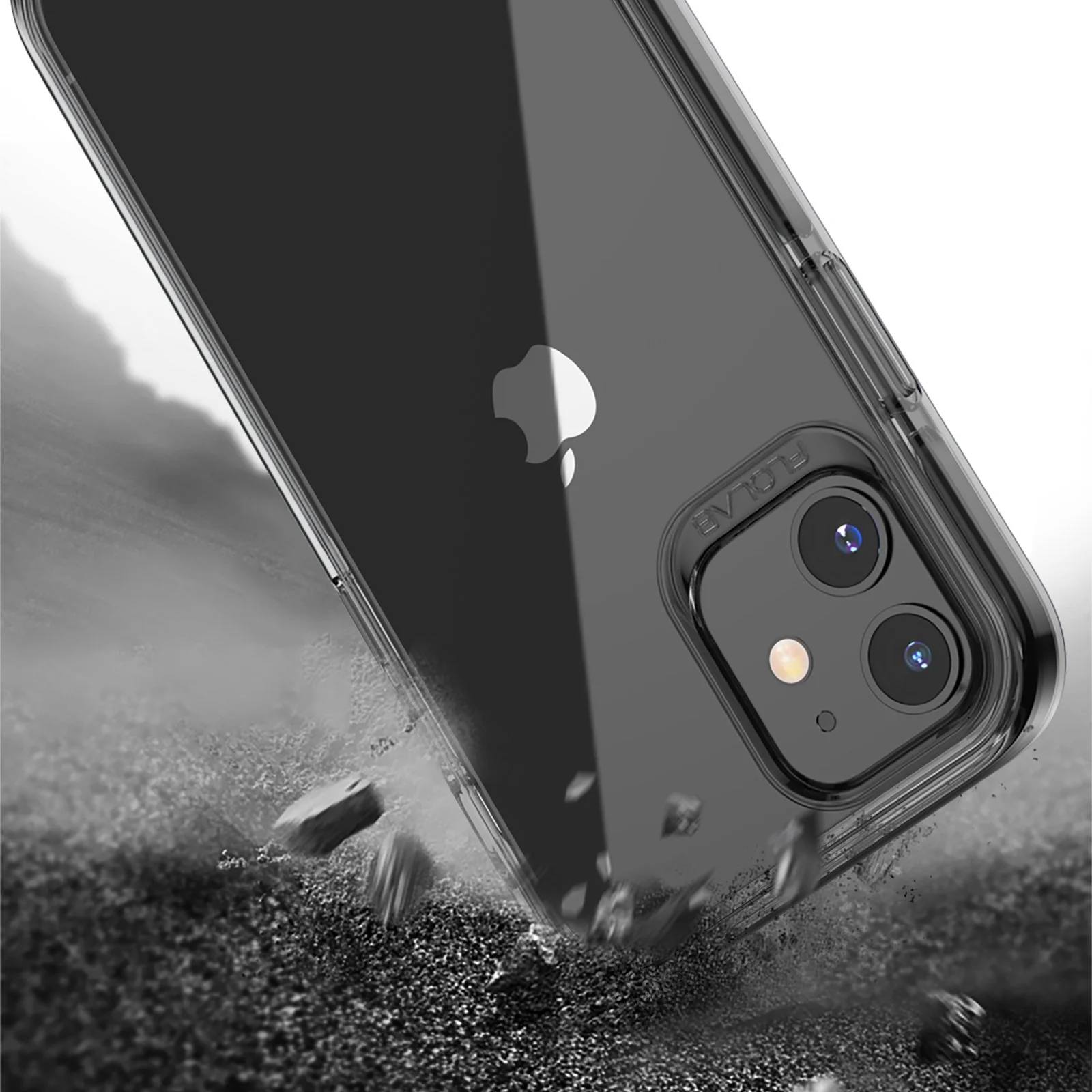 Black Clear for iPhone 12 Case TAFFYCA Series - Image 2