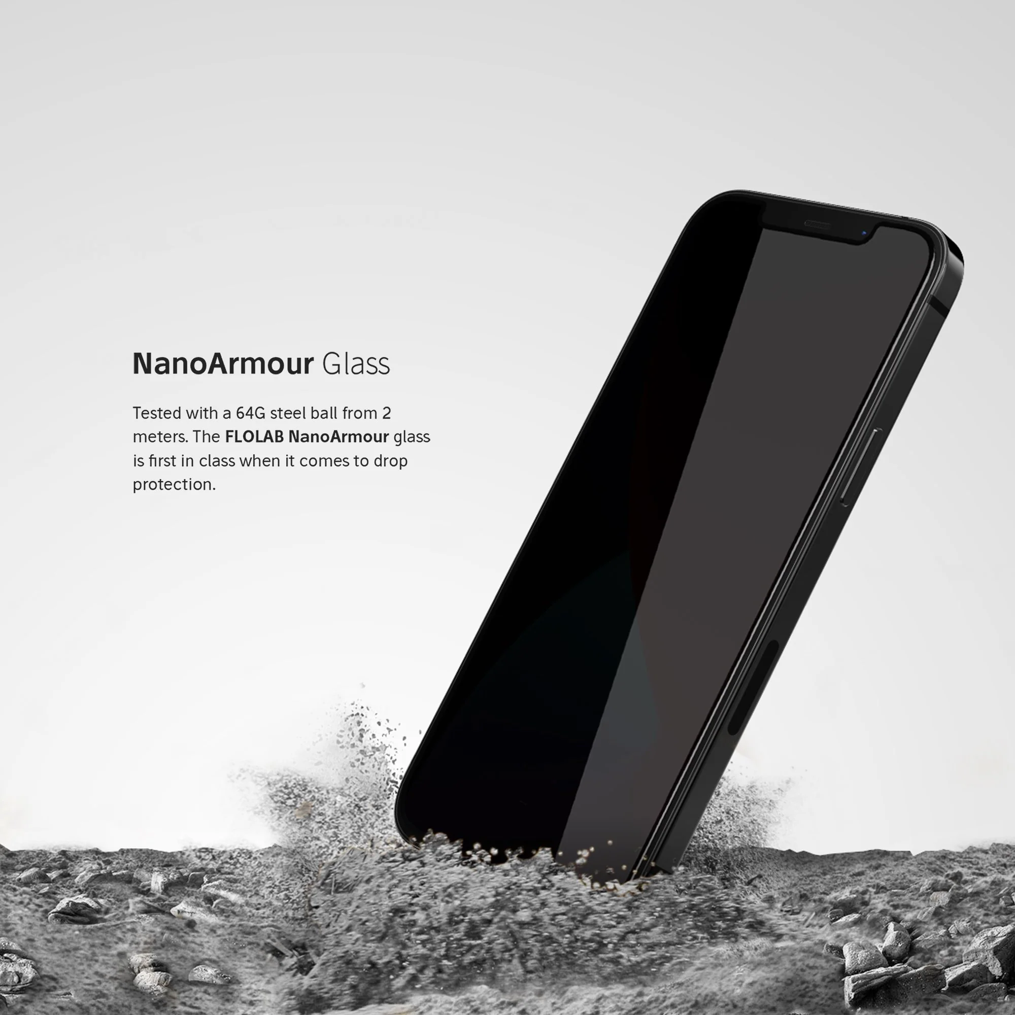 NanoArmour for iPhone 12 mini Privacy Screen Protector - Image 4