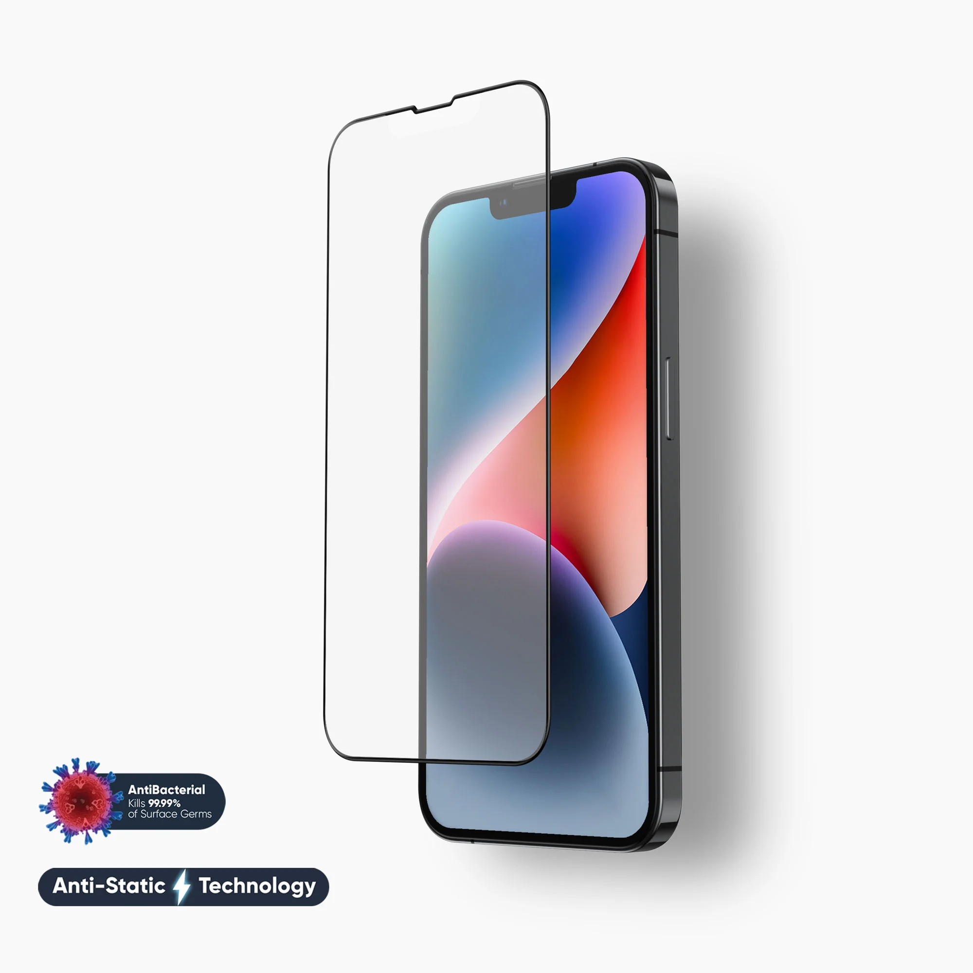 NanoArmour for iPhone 14 Plus Anti-Glare Screen Protector Matte Anti-Dust Edge-to-Edge