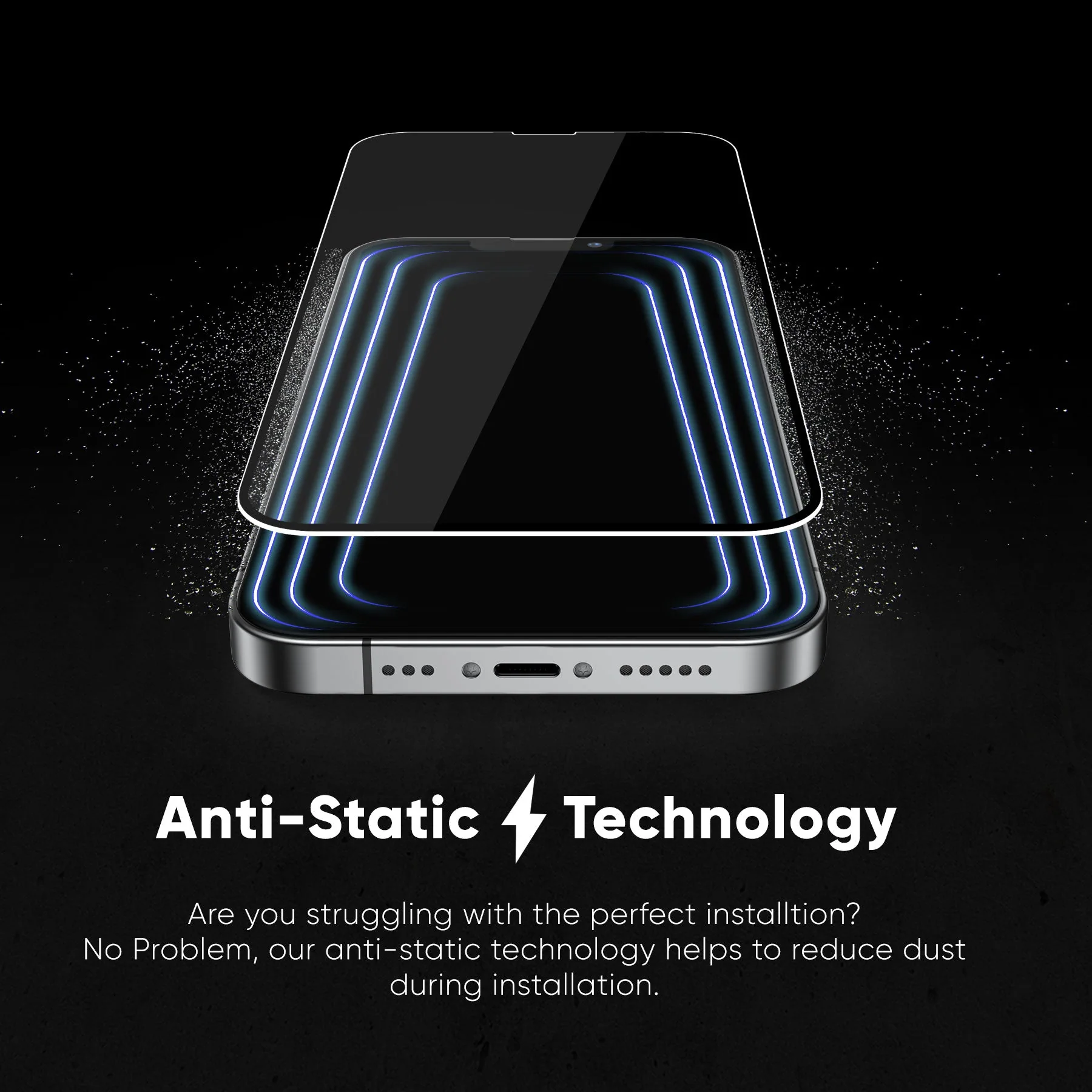 NanoArmour for iPhone 14 Plus Anti-Glare Screen Protector Matte Anti-Dust Edge-to-Edge - Image 2
