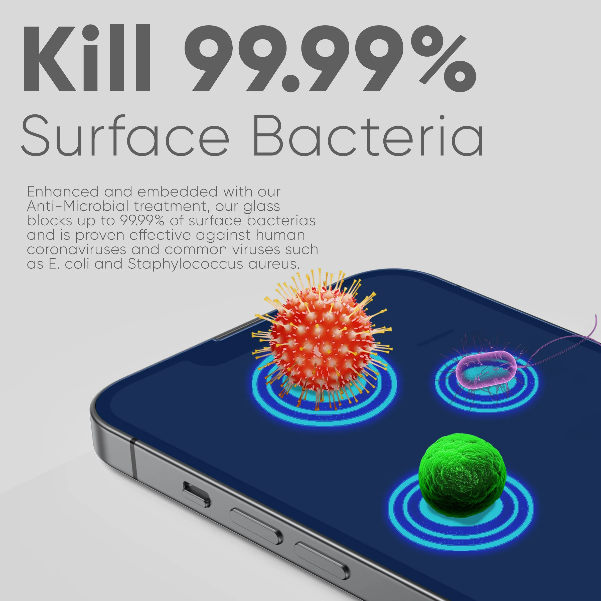 NanoArmour for iPhone 14 Plus Screen Protector Anti-Dust Edge-to-Edge Blue Light Blocker - Image 4