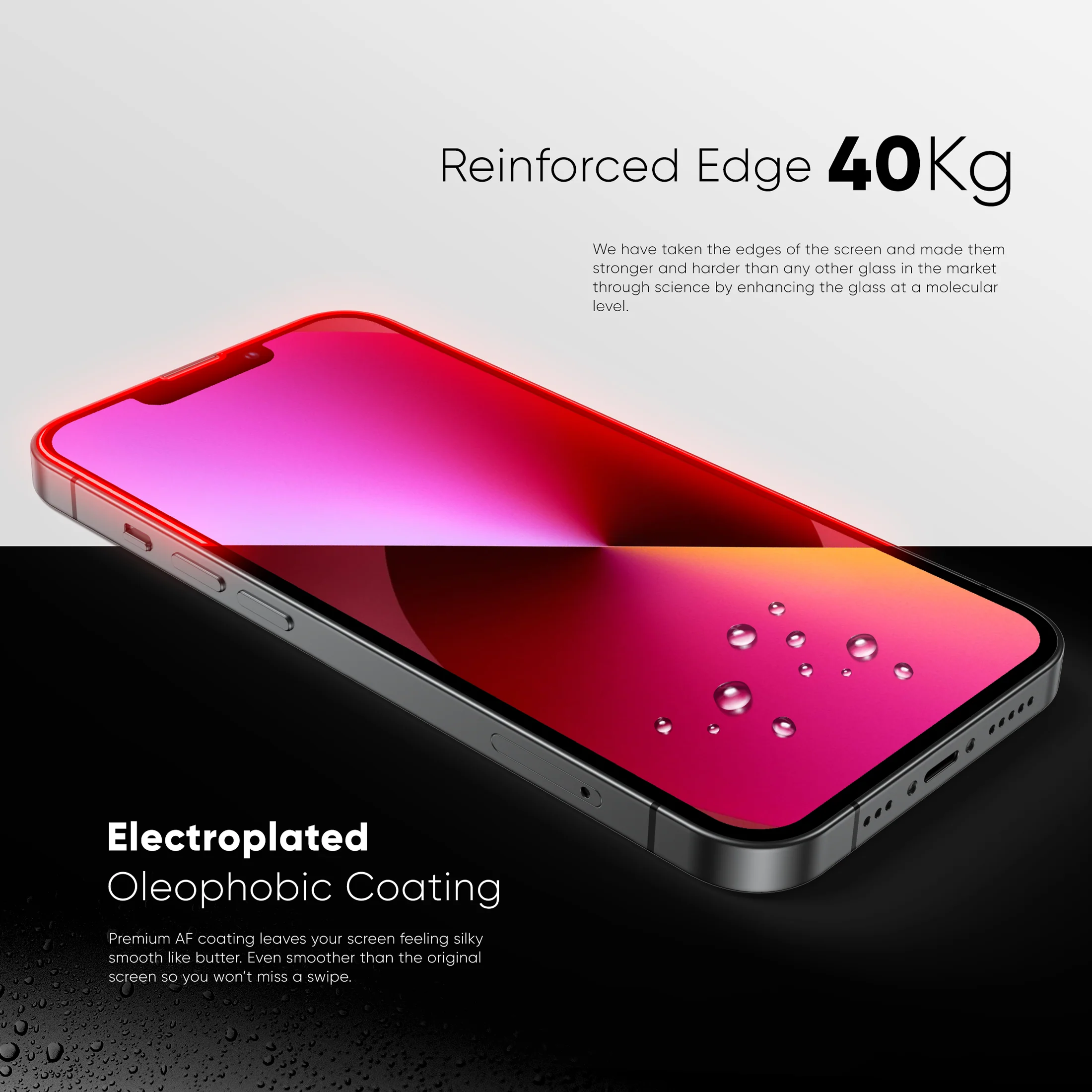 NanoArmour for iPhone 14 Plus Screen Protector Anti-Dust Edge-to-Edge Blue Light Blocker - Image 5