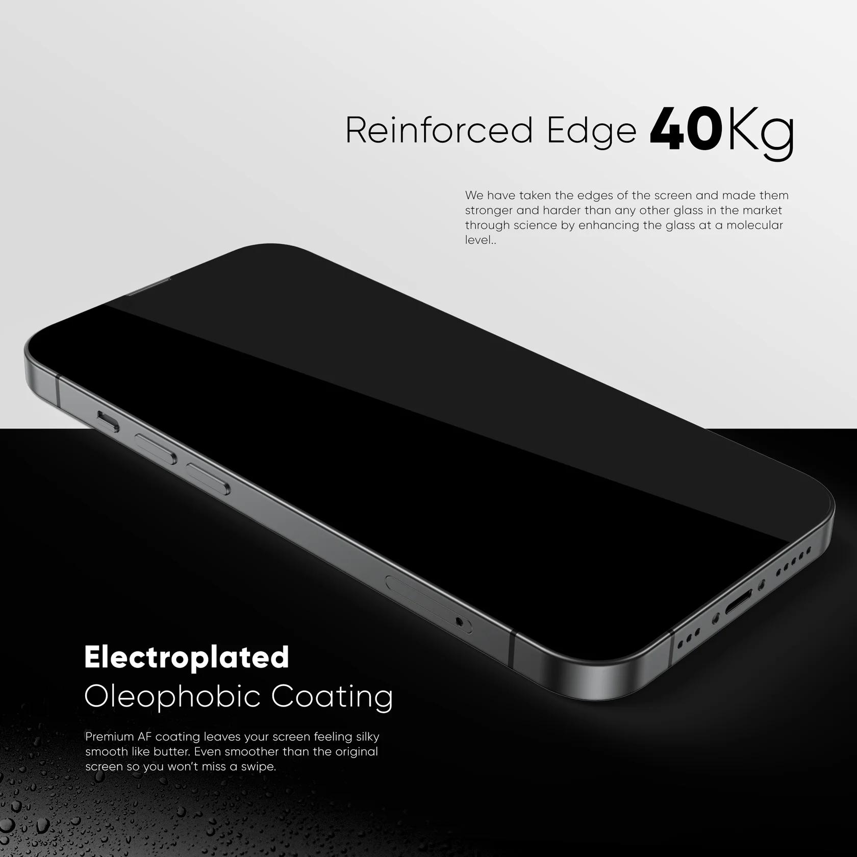 NanoArmour for iPhone 14 Privacy Screen Protector Anti-Dust Edge-to-Edge - Image 3