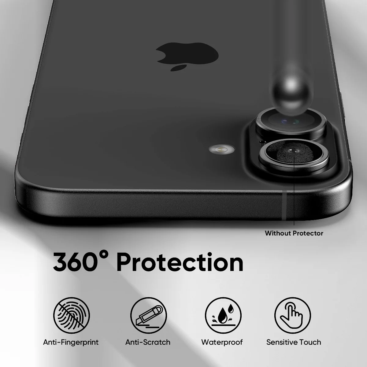 NanoArmour Camera Protector Anti Reflective – iPhone 16 / iPhone 16 Plus (5 Colors) - Image 4