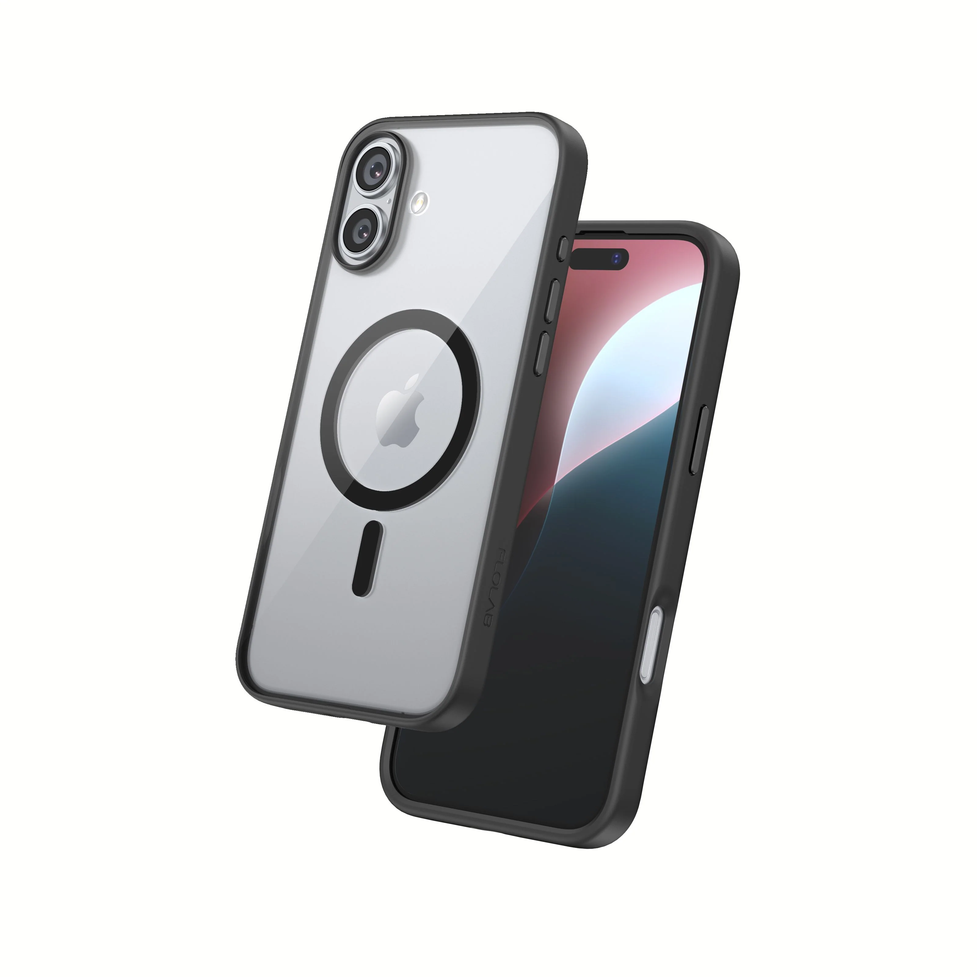FLOLAB Surtect Tri-Fusion MagSafe Compatible Case β iPhone 16 Series (Black Clear) - Image 6