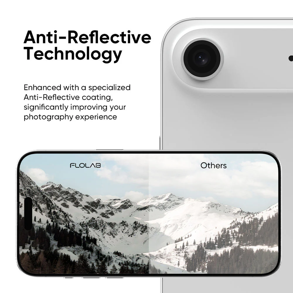 NanoArmour Camera Protector – iPhone 17 Air Anti Reflective - Image 3