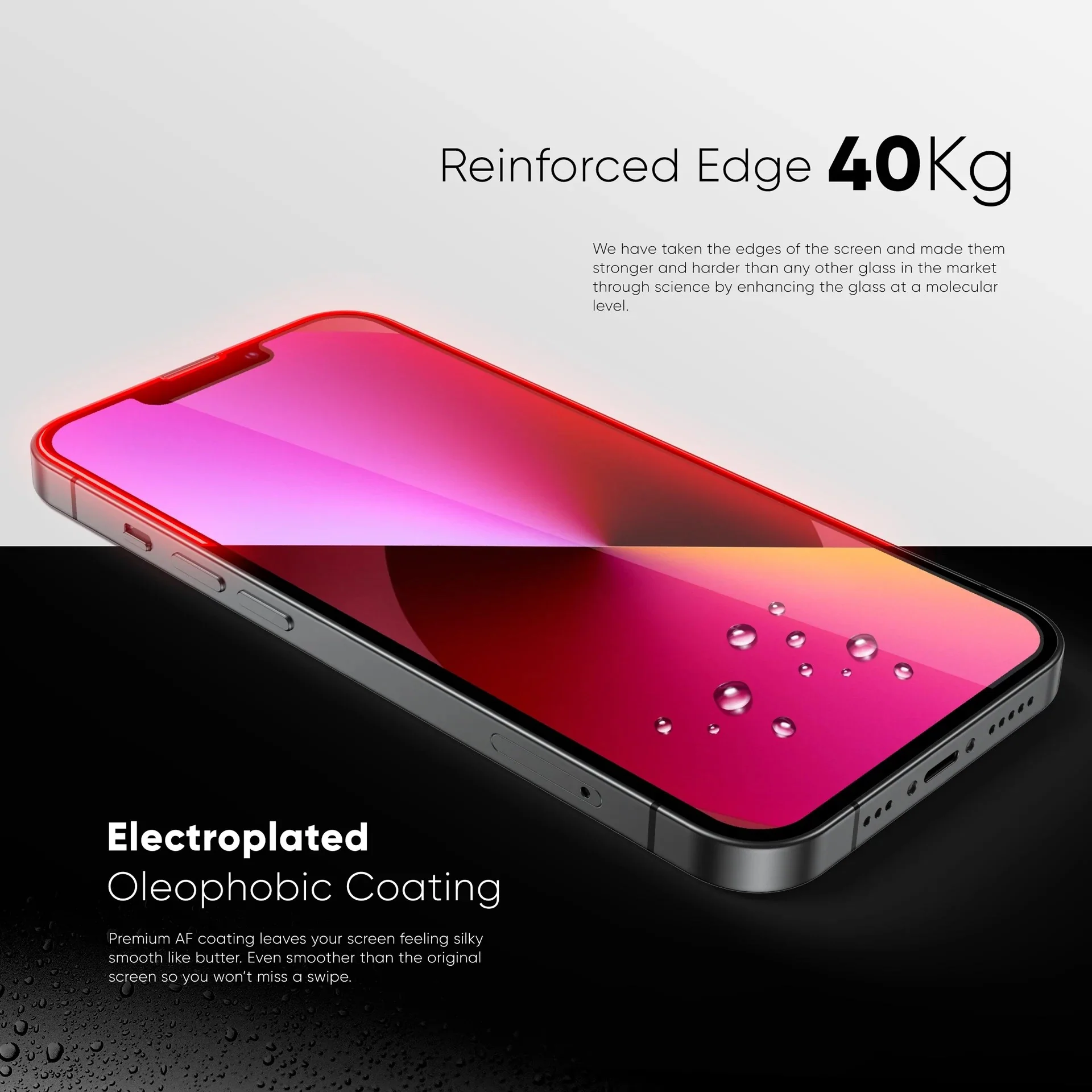 NanoArmour ONETIME PRO Anti Reflective PolarSpectra Infinity Edge – iPhone 16 Series (.7mm Bezels) - Image 5