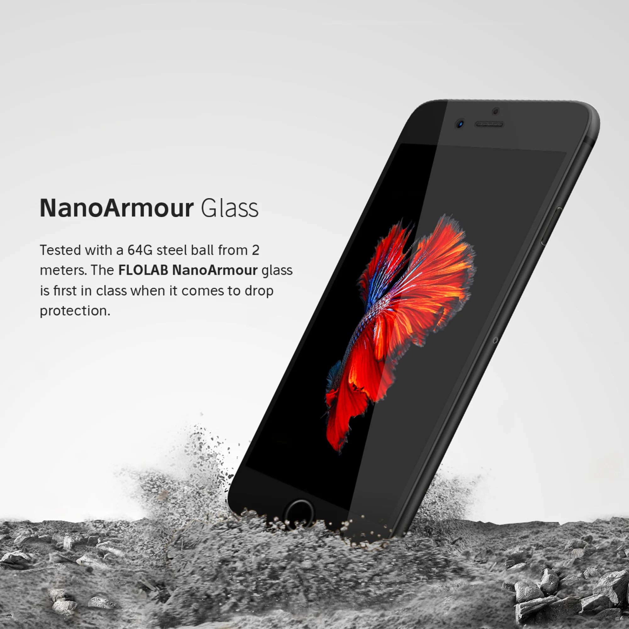 NanoArmour for iPhone 7 Plus Tempered Glass Screen Protector - Image 5