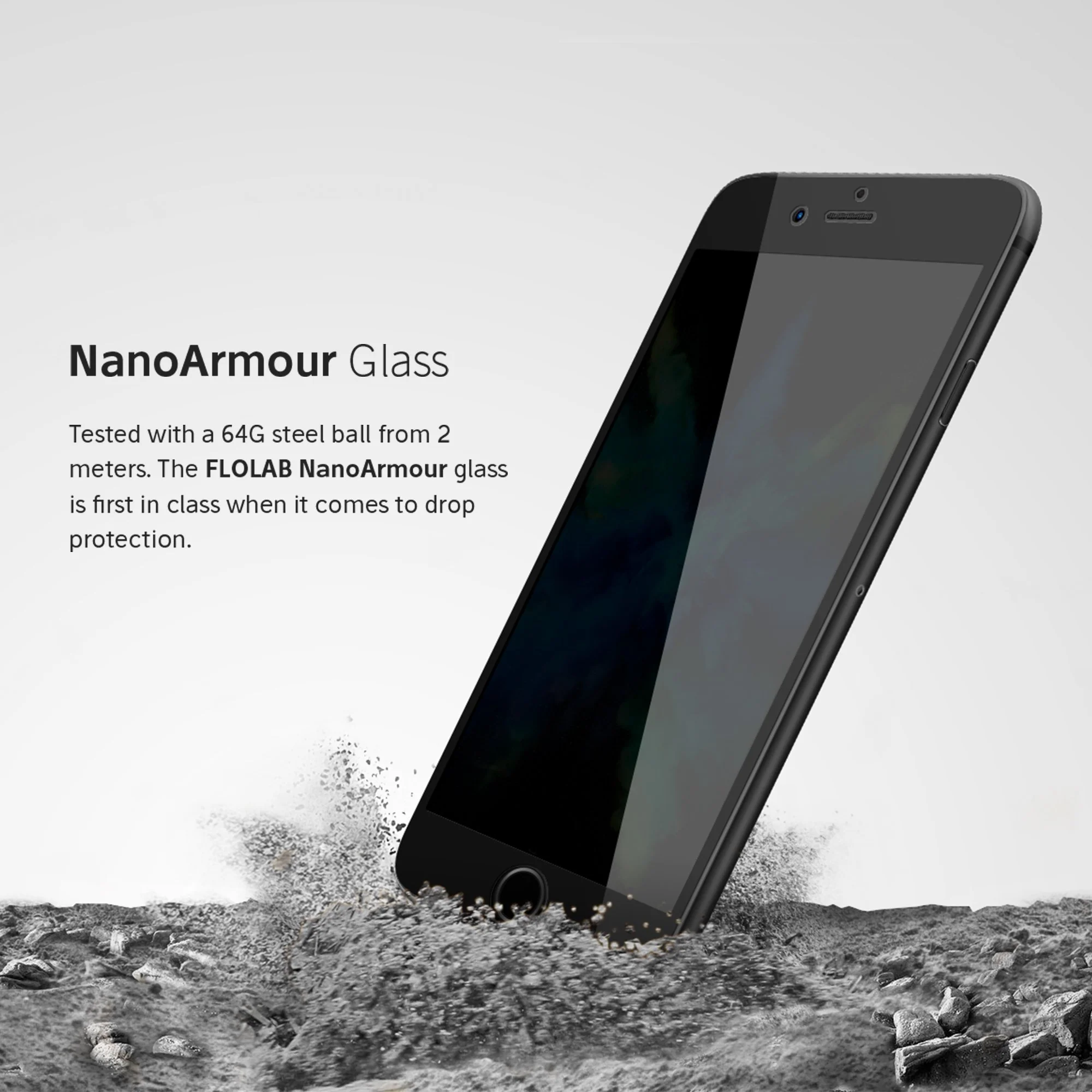 NanoArmour for iPhone 8 / 7 Plus Privacy Screen Protector - Image 5