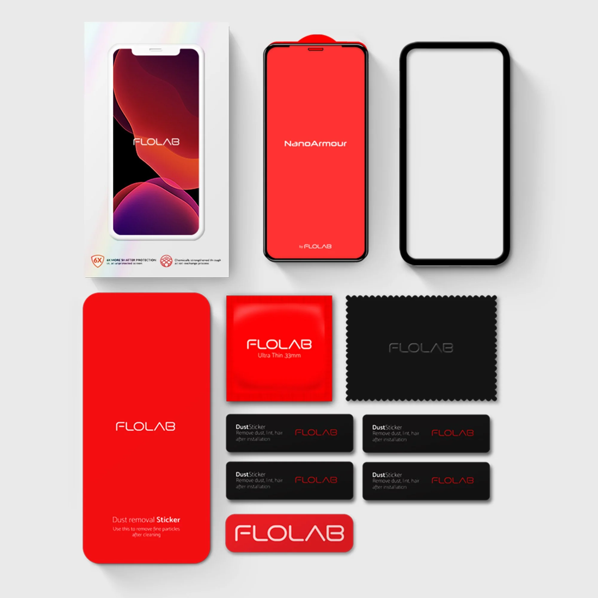 NanoArmour for iPhone XS Max Anti-Glare Screen Protector Matte - Image 5