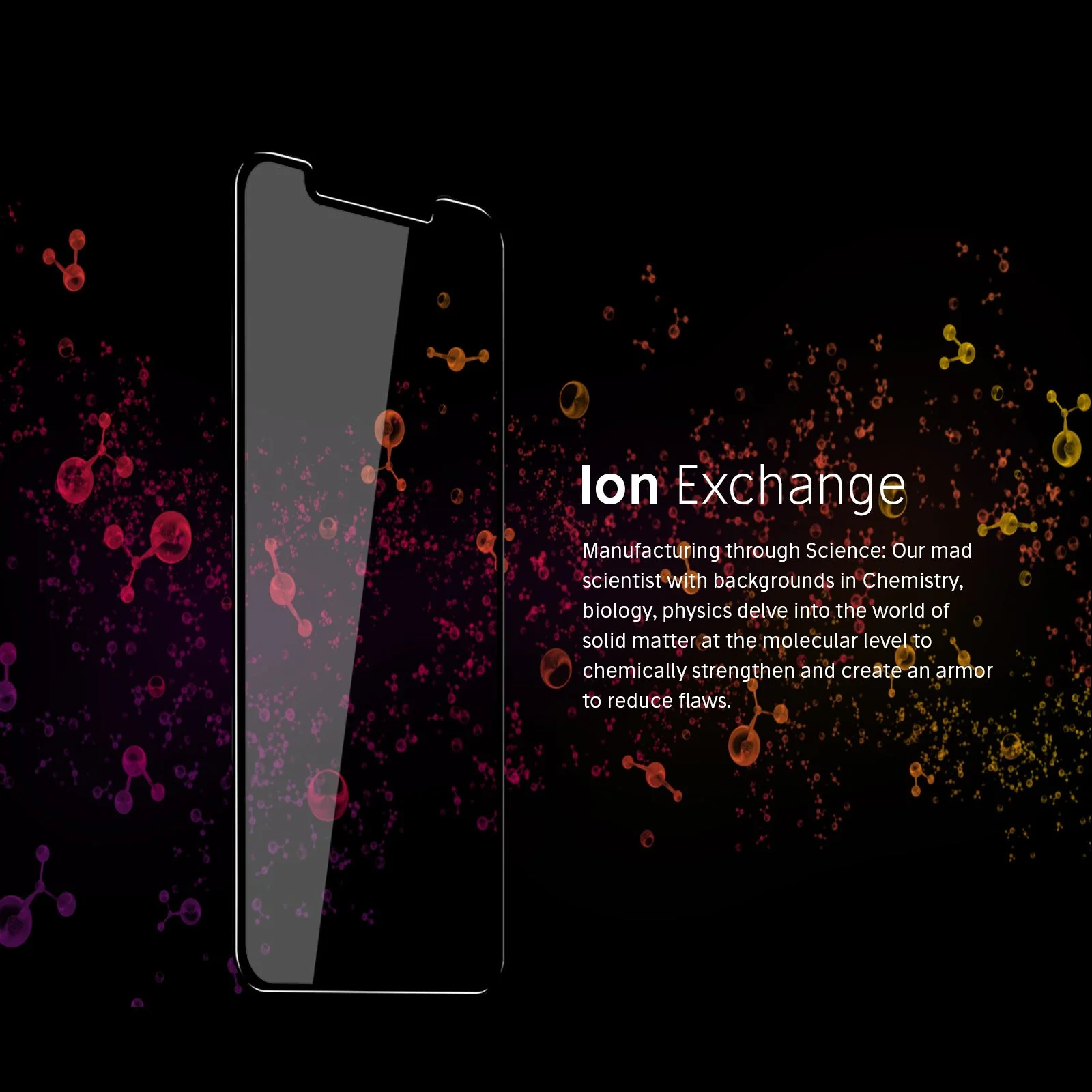 NanoArmour for iPhone XS Max Tempered Glass Screen Protectors - Image 3