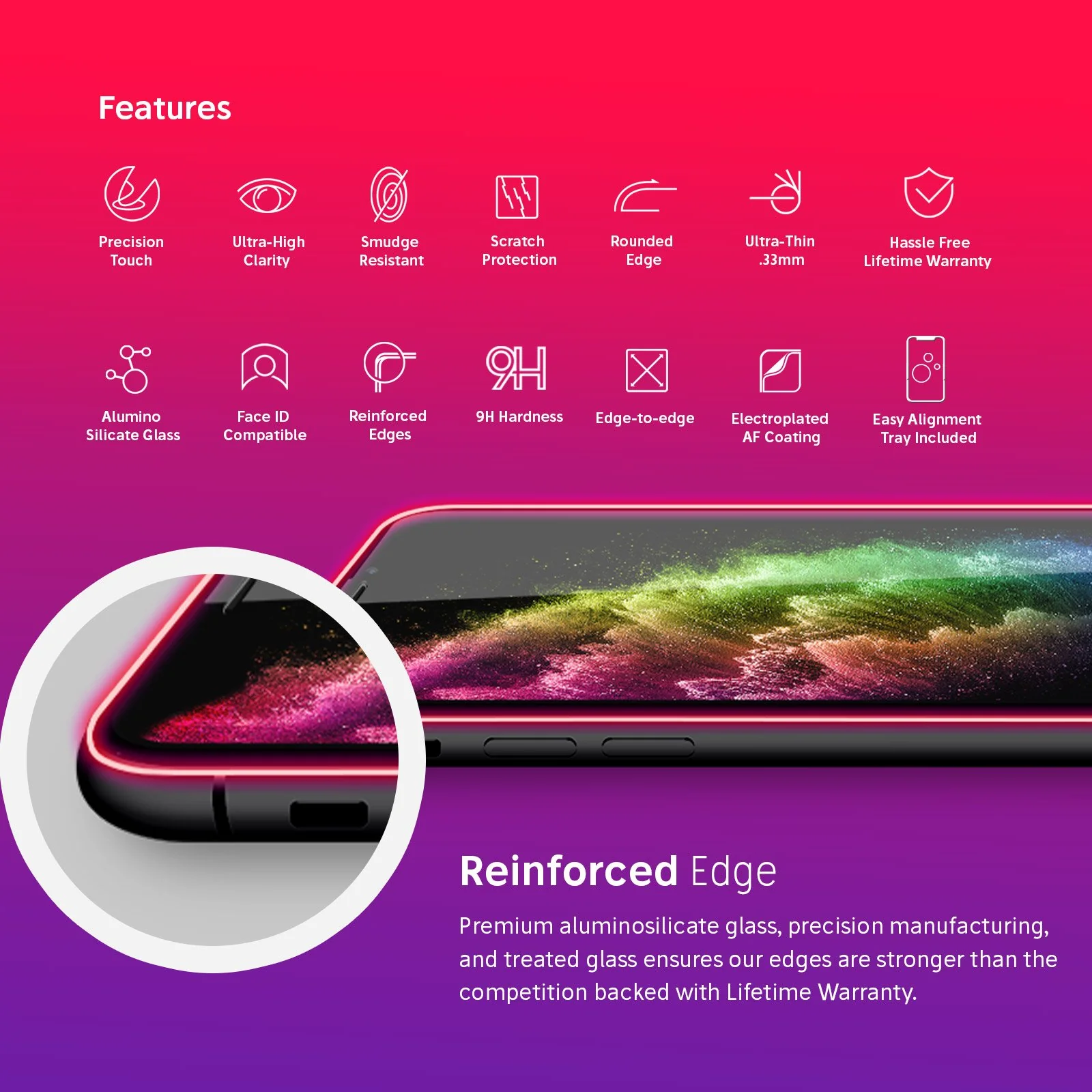 NanoArmour for iPhone XS / X  Screen Protector - Image 2