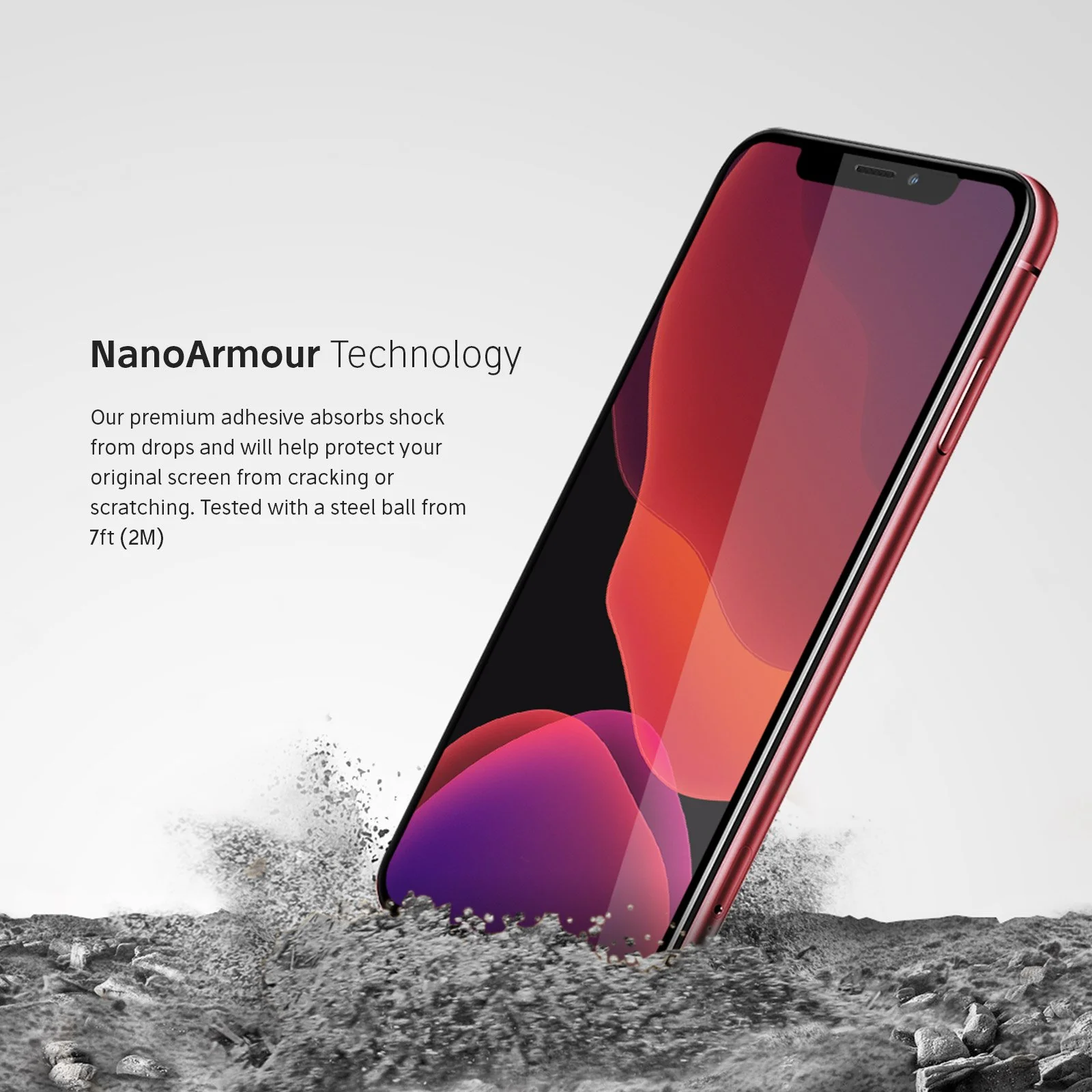 NanoArmour for iPhone XS / X  Screen Protector - Image 4