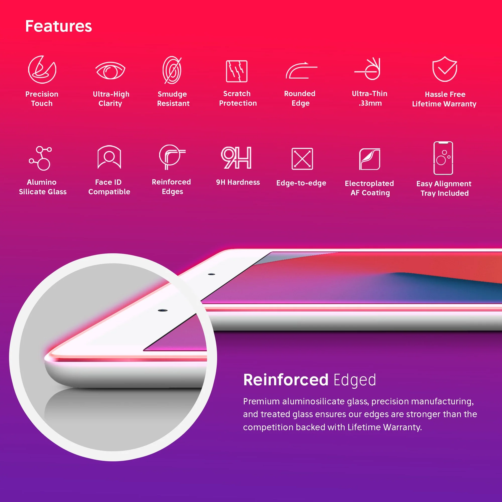 NanoArmour for 10.2-inch iPad 8 Screen Protector (2020) - Image 3