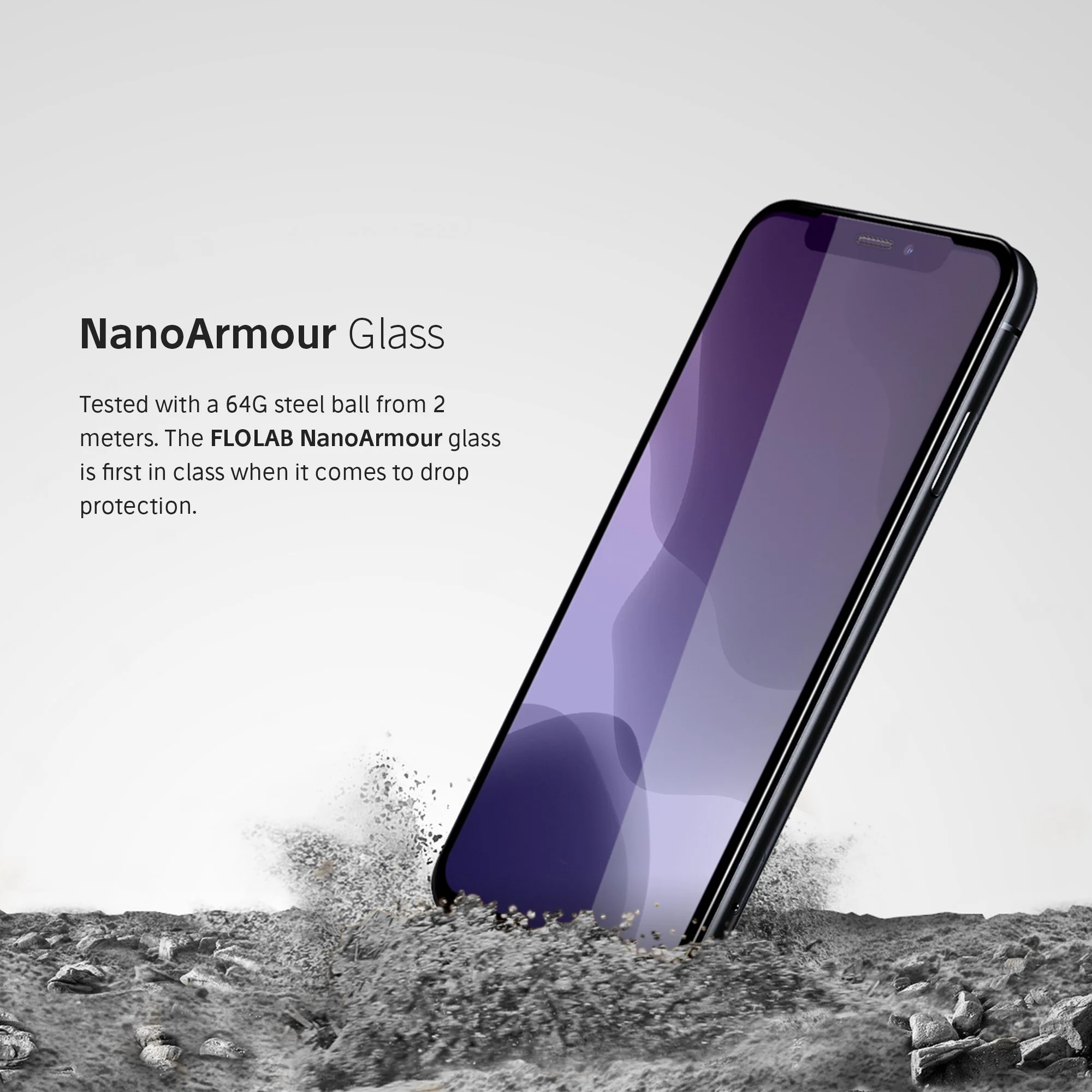 NanoArmour for iPhone 11 Anti-Blue Light Screen Protector Case Friendly - Image 4