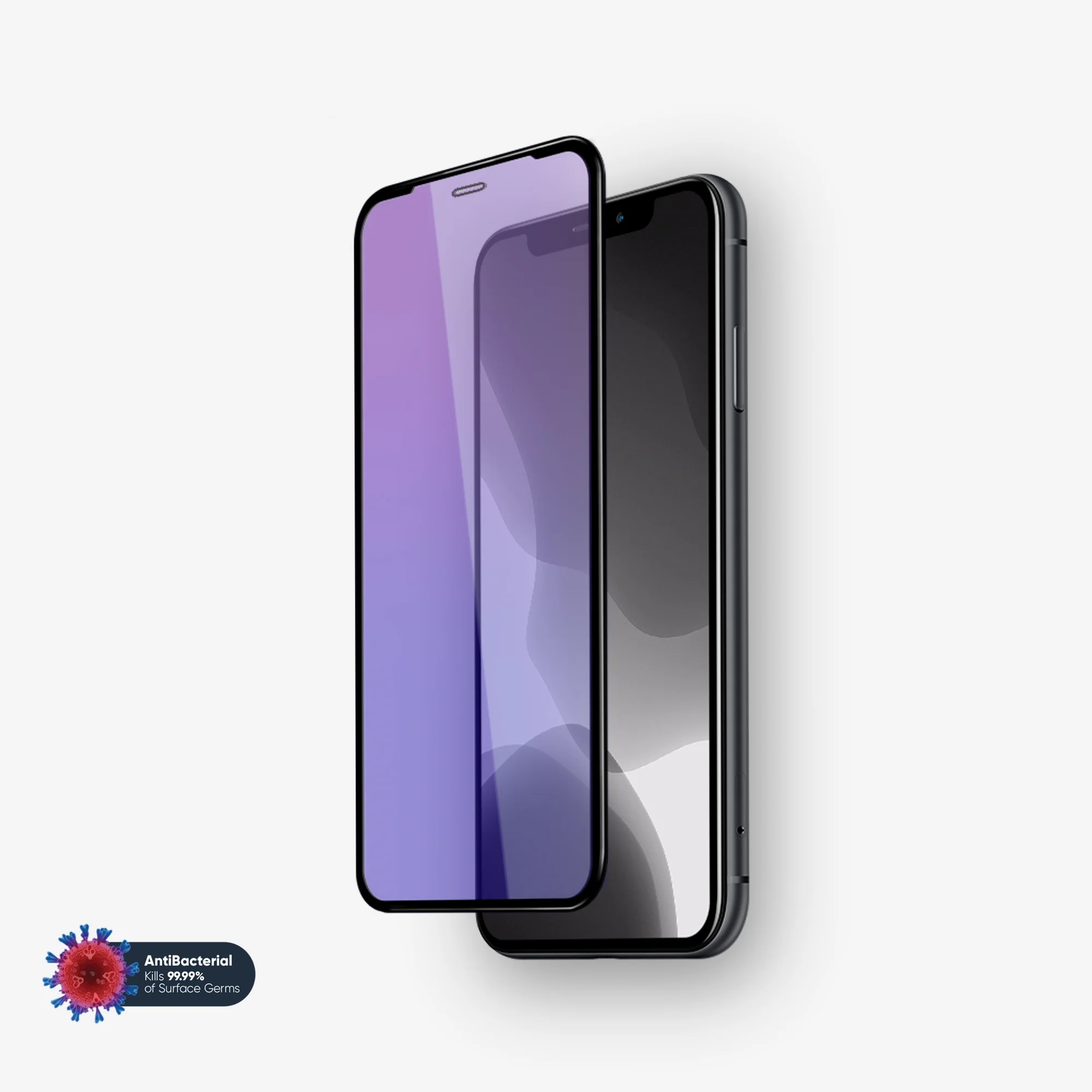 NanoArmour for iPhone 11 Pro Anti-Blue Light Screen Protector Case Friendly