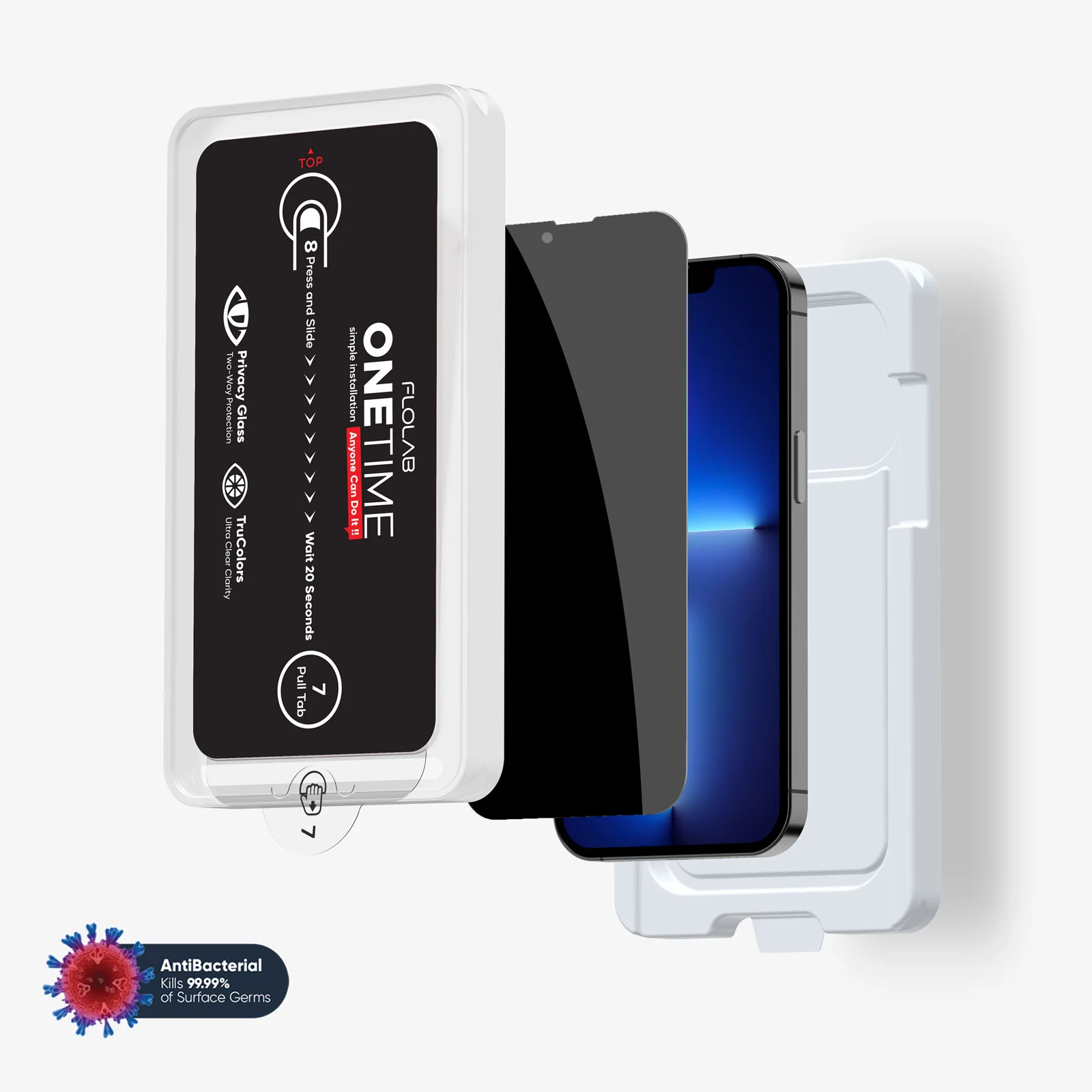 ONETIME NanoArmour for iPhone Privacy Screen Protector: Dust-Free Installation, Case Friendly, Maximum Privacy - Image 10
