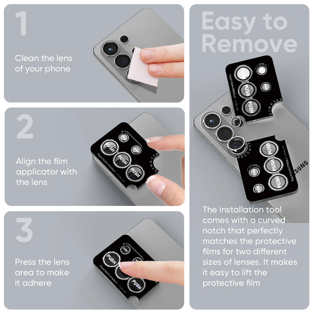 NanoArmour Camera Protector – Galaxy S26 Ultra (Anti-Reflective) - Image 10