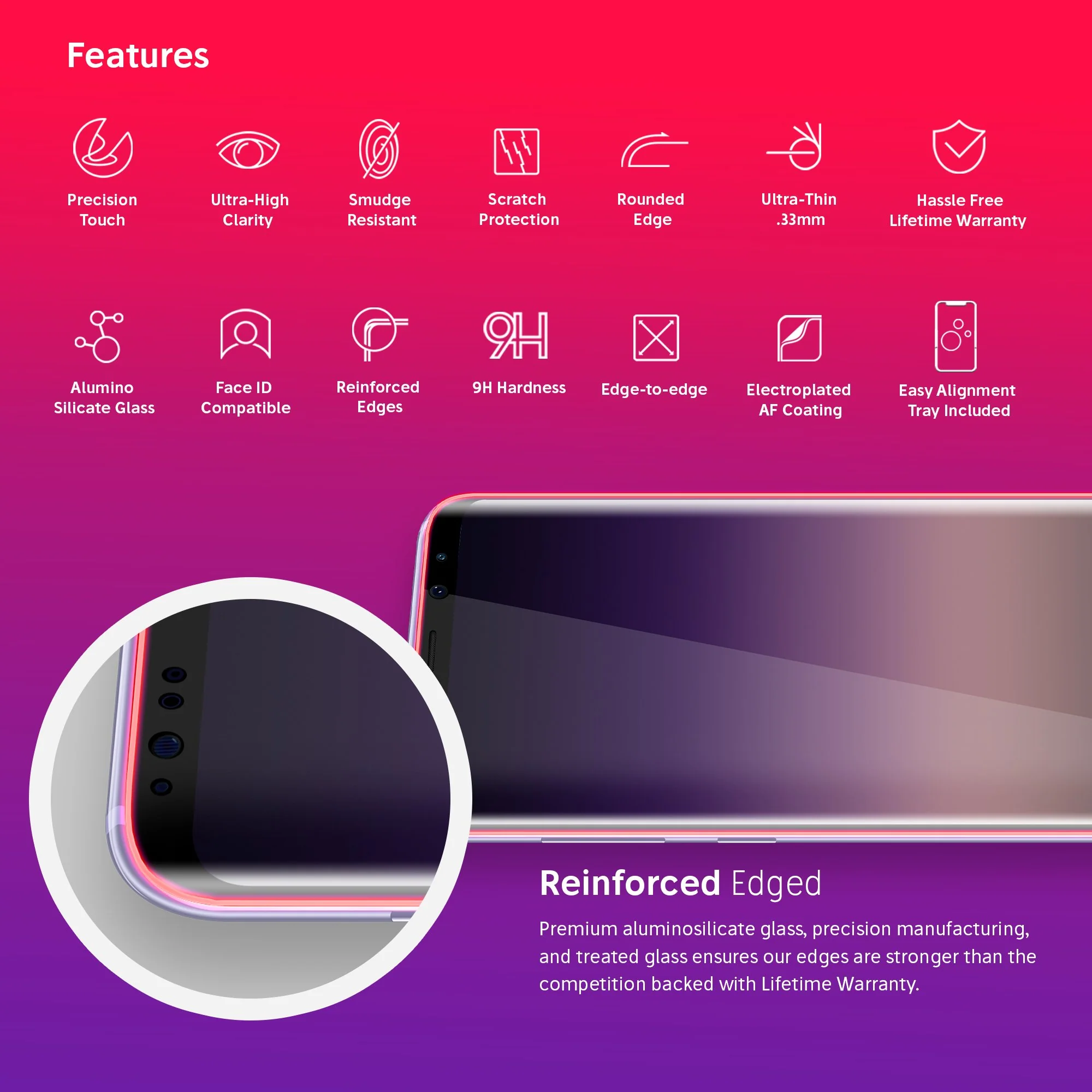 NanoArmour for Samsung Galaxy S8 Screen Protector (Available in US) - Image 3
