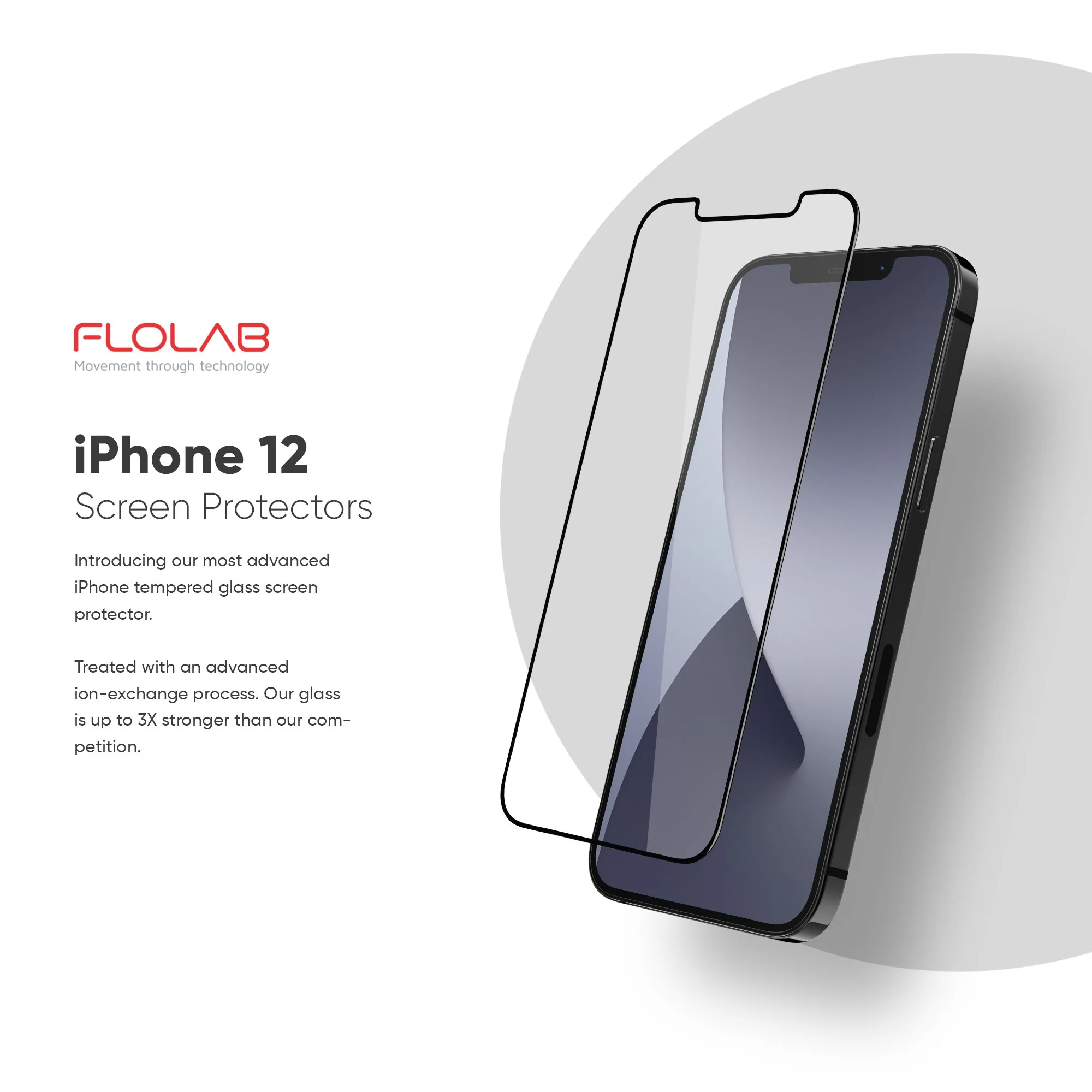 NanoArmour Best Screen Protector for iPhone 12 Edge-to-Edge - Image 2